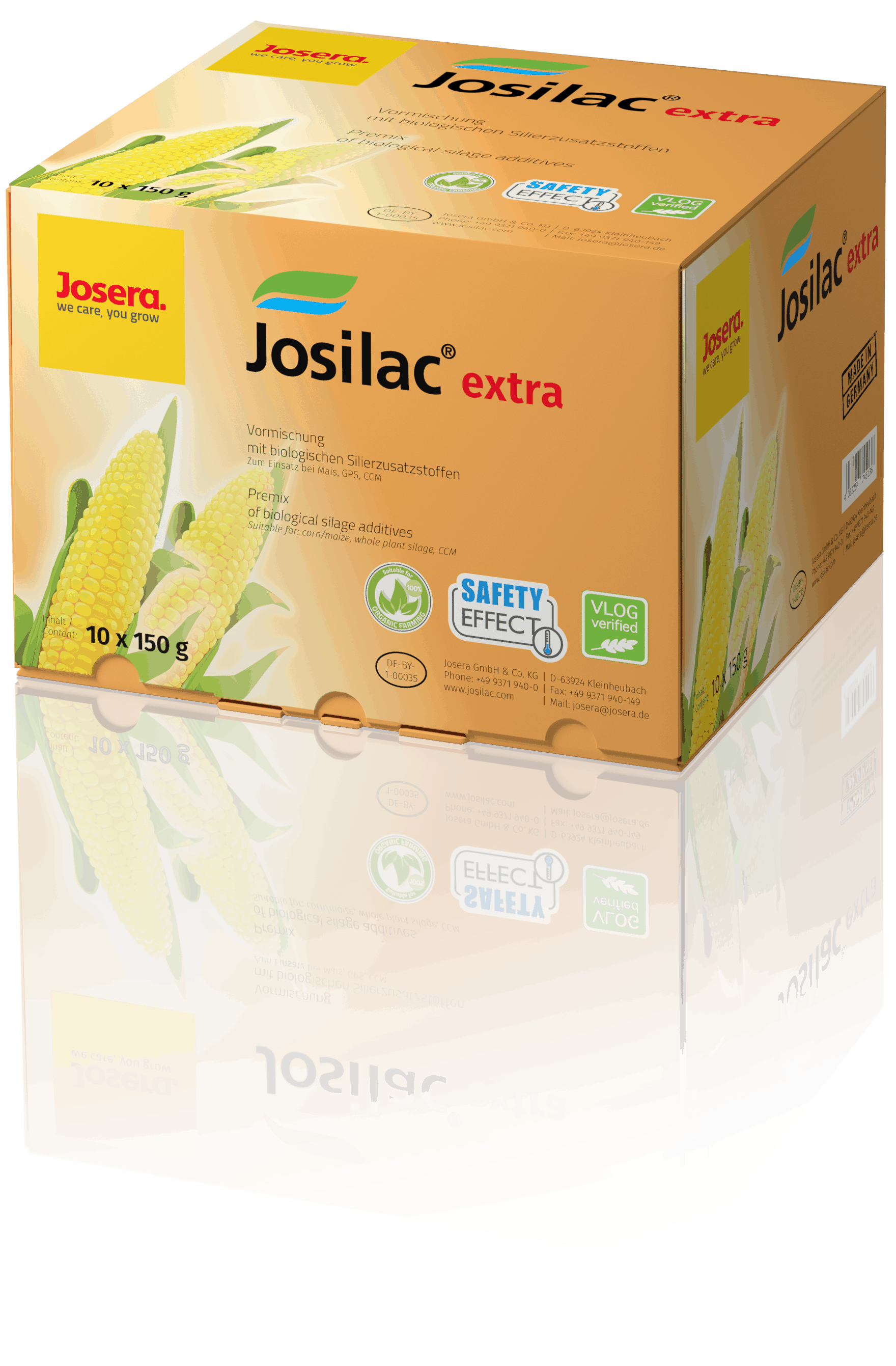 josilac extra, conservateur d'ensilage, carton